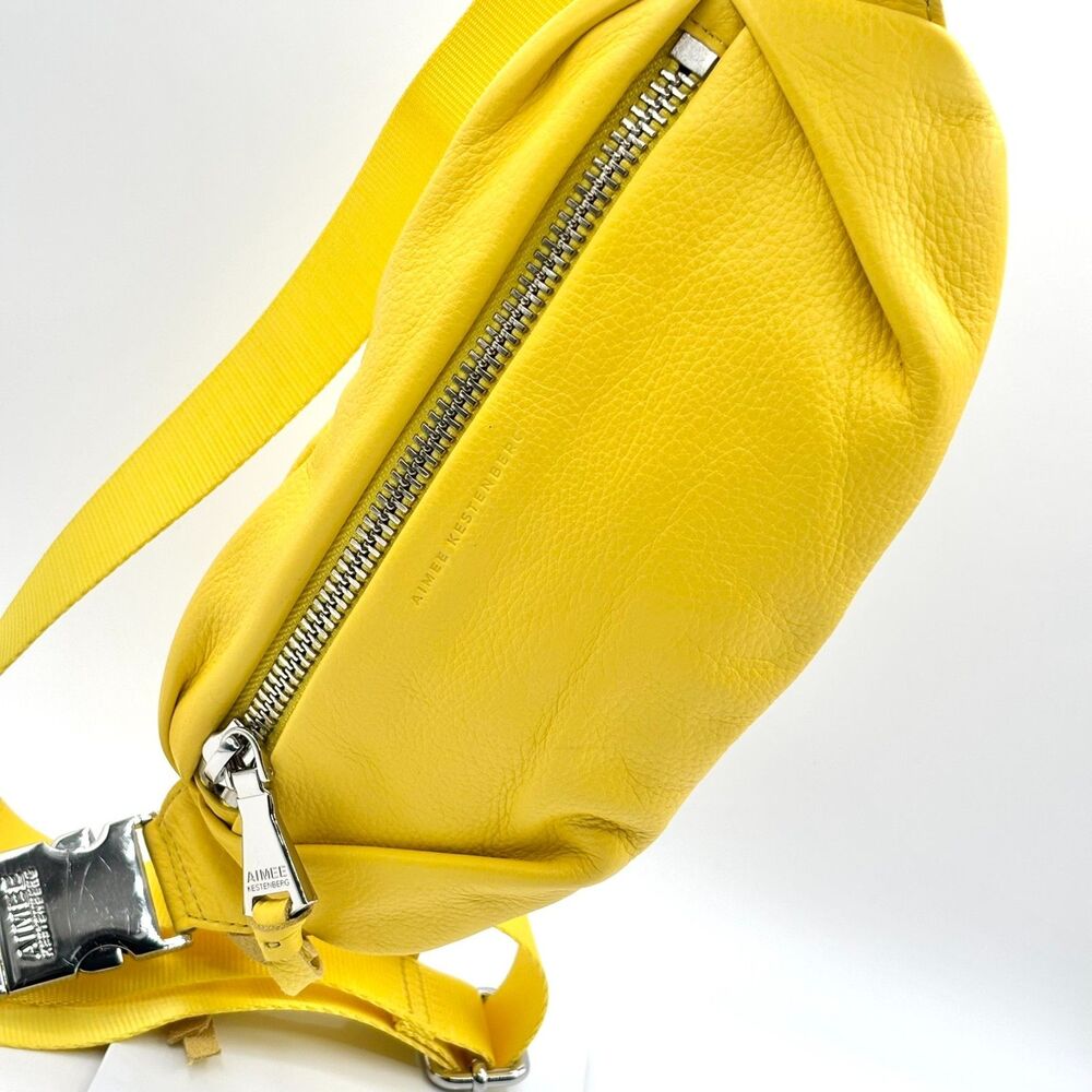 Aimee Kestenberg | Lemon Milan Leather Bum Bag | Crossbody/Sling | MSRP $128 - Picture 11 of 13